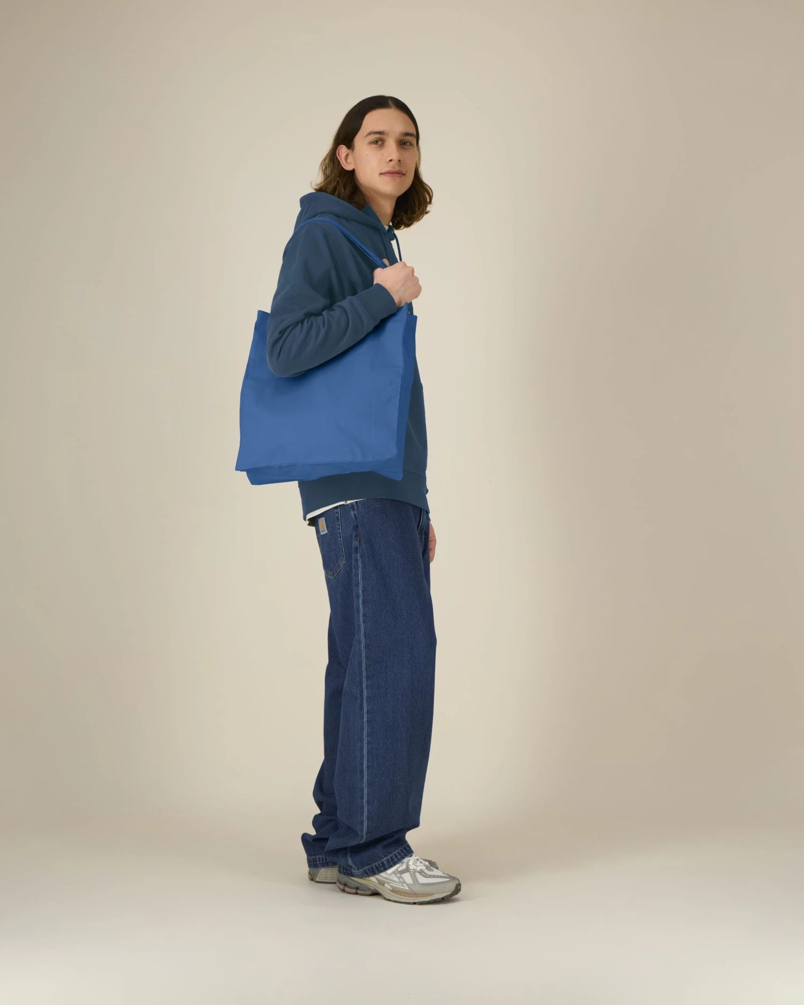Shopper cotone riciclato Stanley/Stella da personalizzare - Blu Mindful
