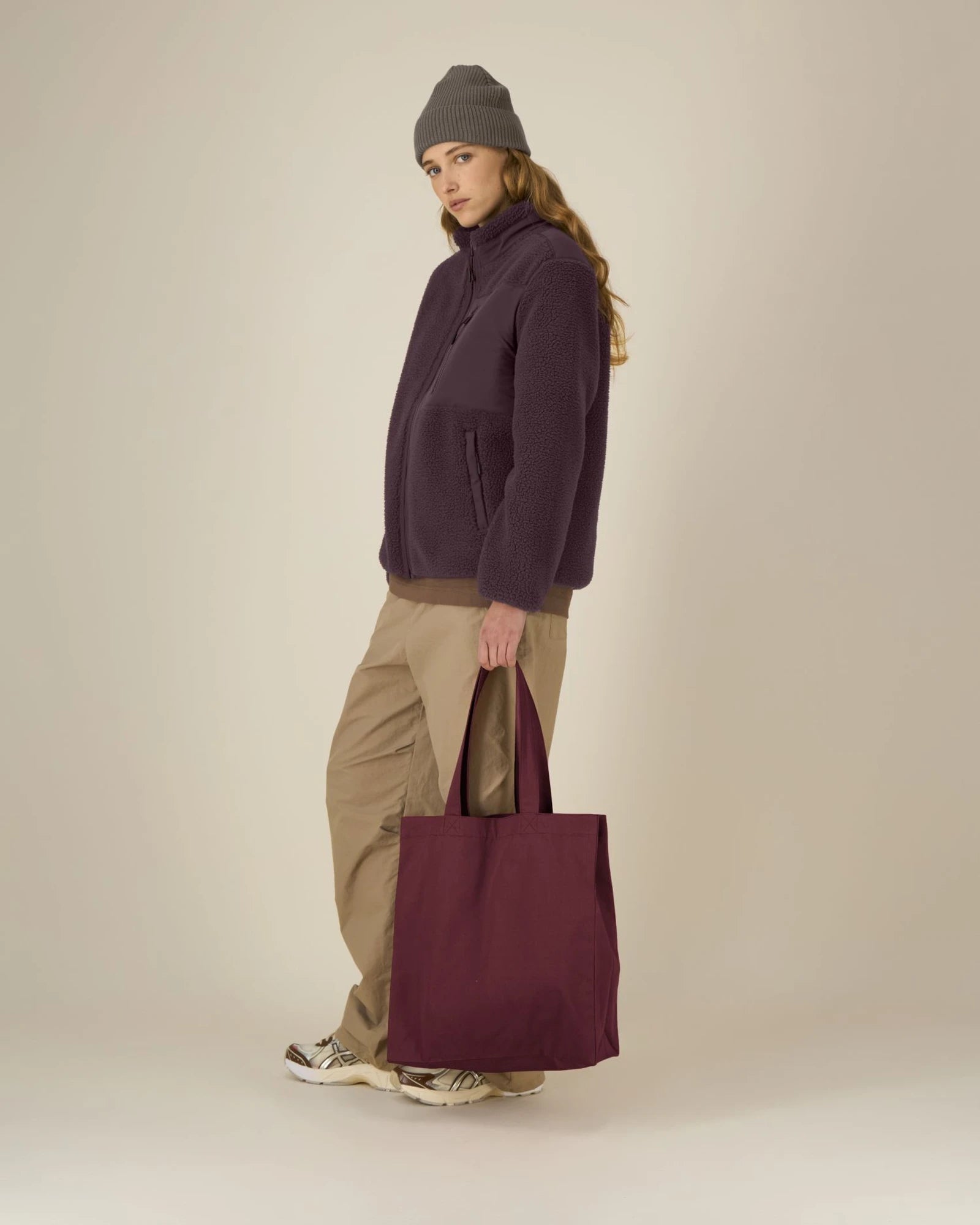 Shopper cotone riciclato Stanley/Stella da personalizzare - Bordeaux