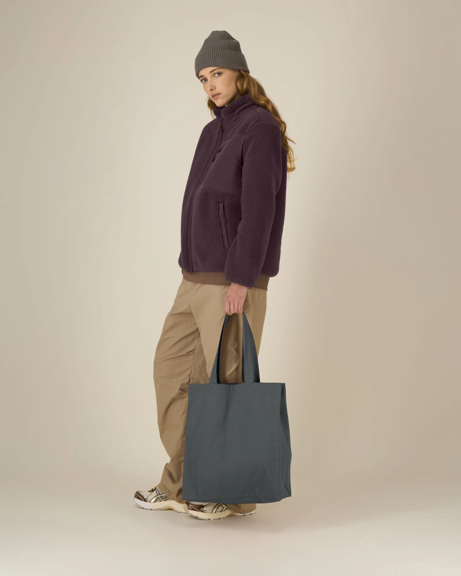 Shopper cotone riciclato Stanley/Stella da personalizzare - Antracite