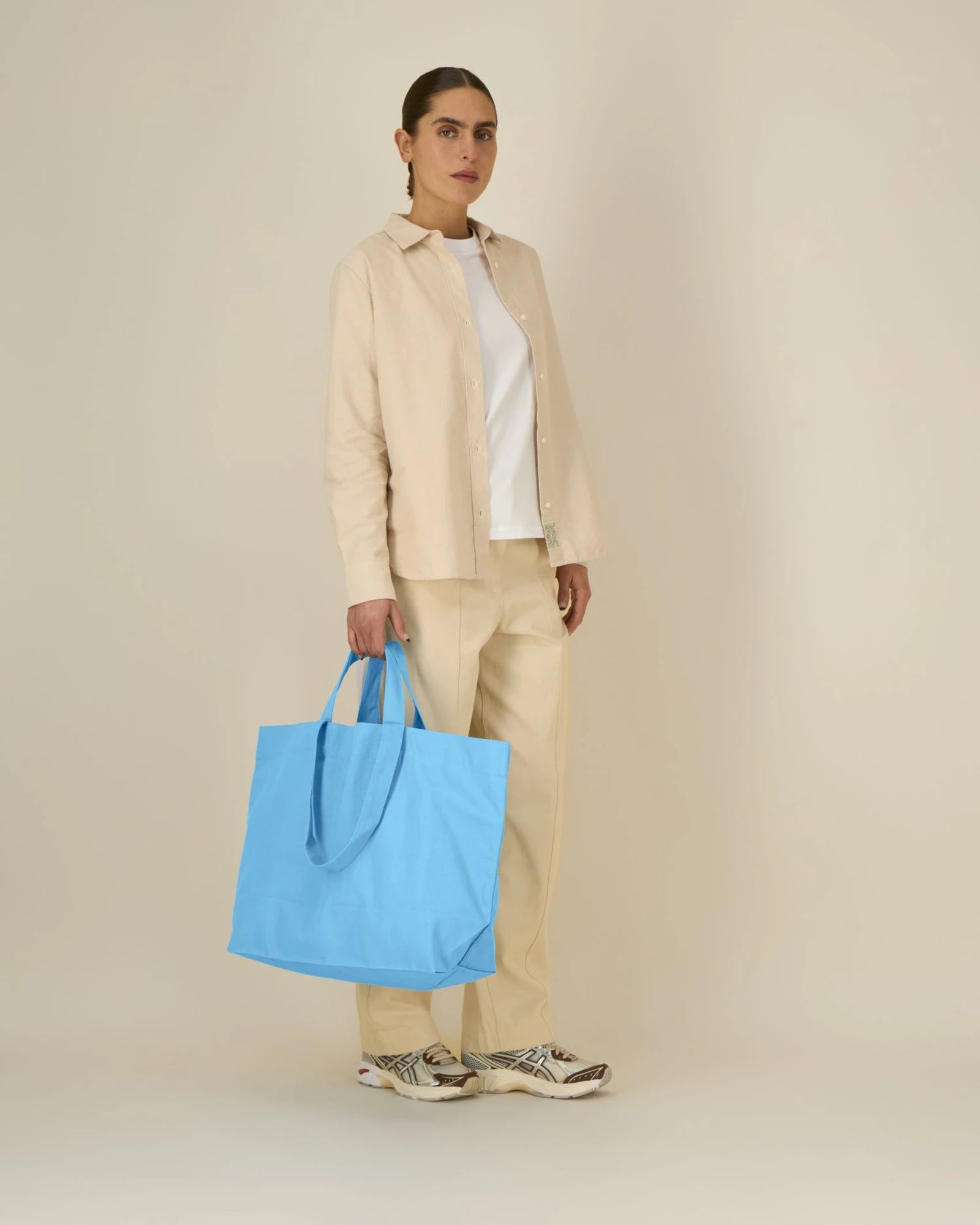 Shopper cotone riciclato Stanley/Stella da personalizzare - Blu Acqua