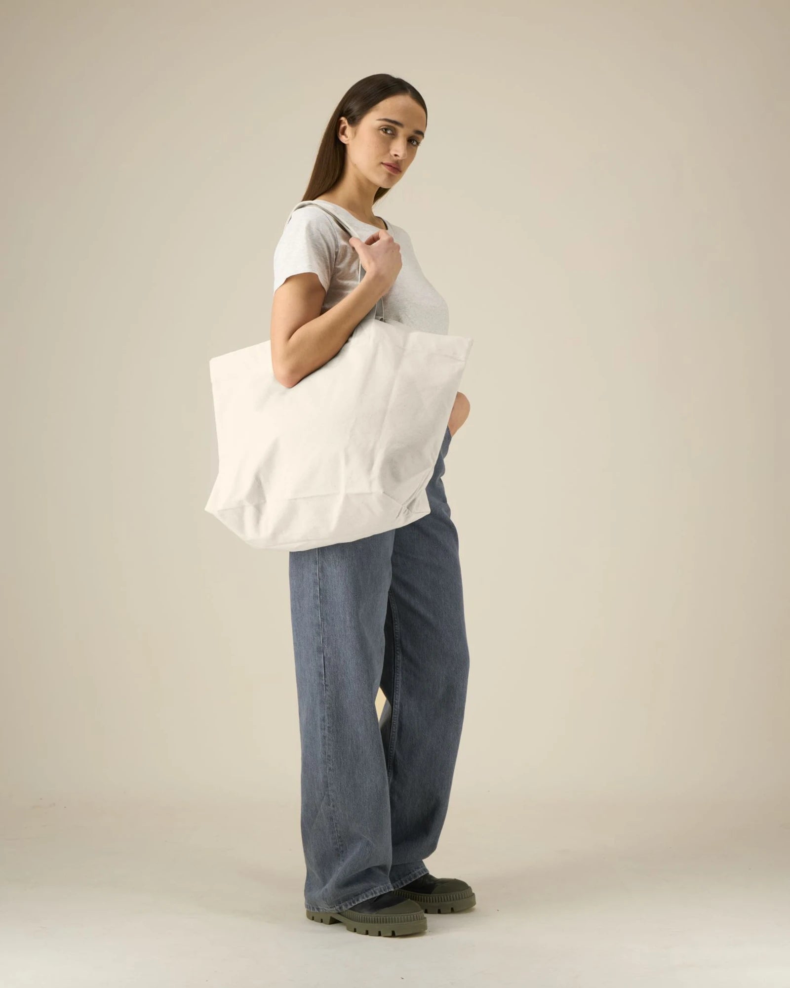 Shopper cotone riciclato Stanley/Stella da personalizzare - grezzo naturale