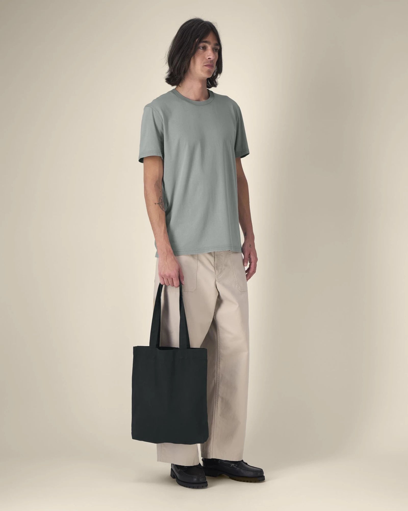 Shopper tessuto riciclato Stanley/Stella da personalizzare - Nero