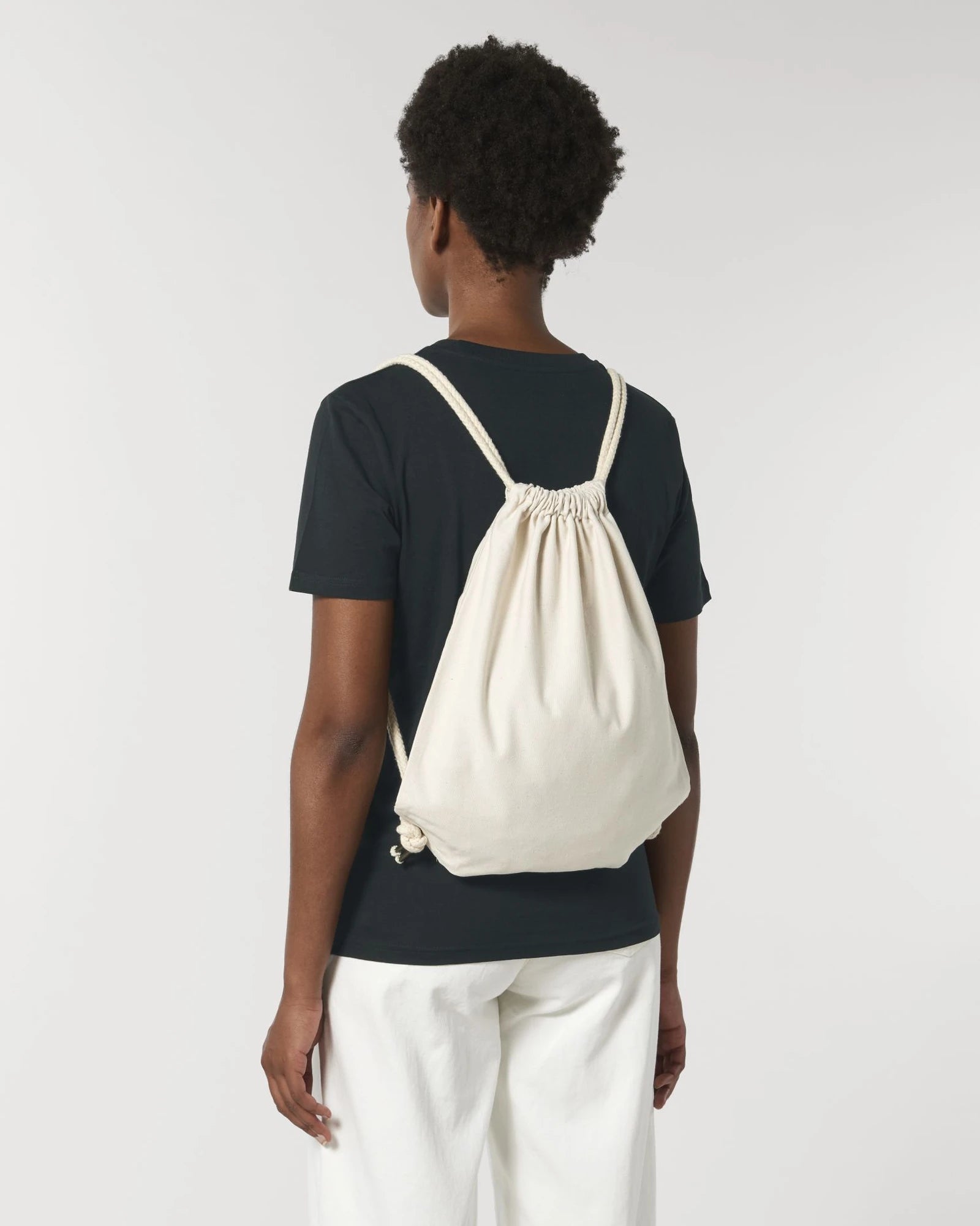 Sacca sportiva Stanley/Stella cotone riciclato da personalizzare - Naturale