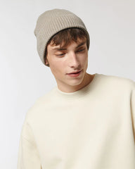 Berretto cotone bio Stanley/Stella da personalizzare - Sabbia melange