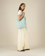 Shopper cotone bio Stanley/Stella Light da personalizzare - Blu Caraibi