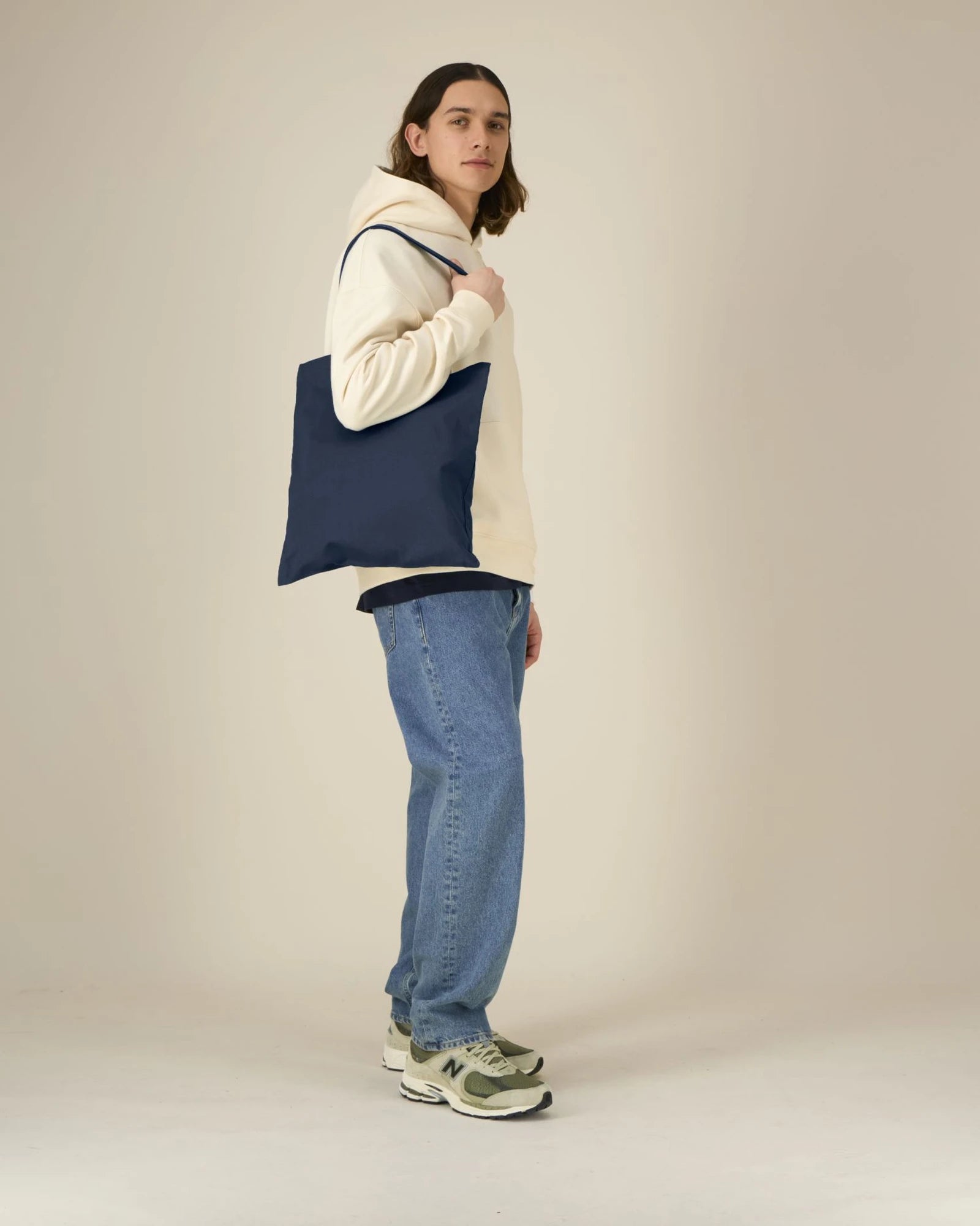 Shopper cotone bio Stanley/Stella Light da personalizzare - Blu Navy
