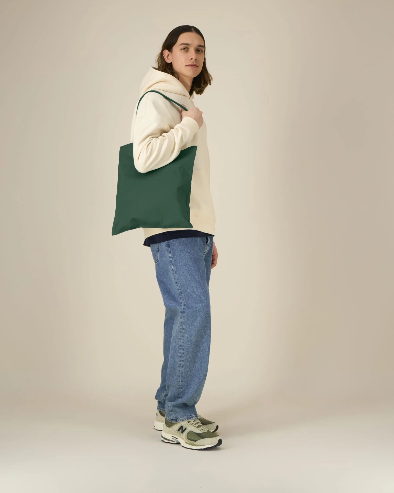 Shopper cotone bio Stanley/Stella Light da personalizzare - Verde bottiglia
