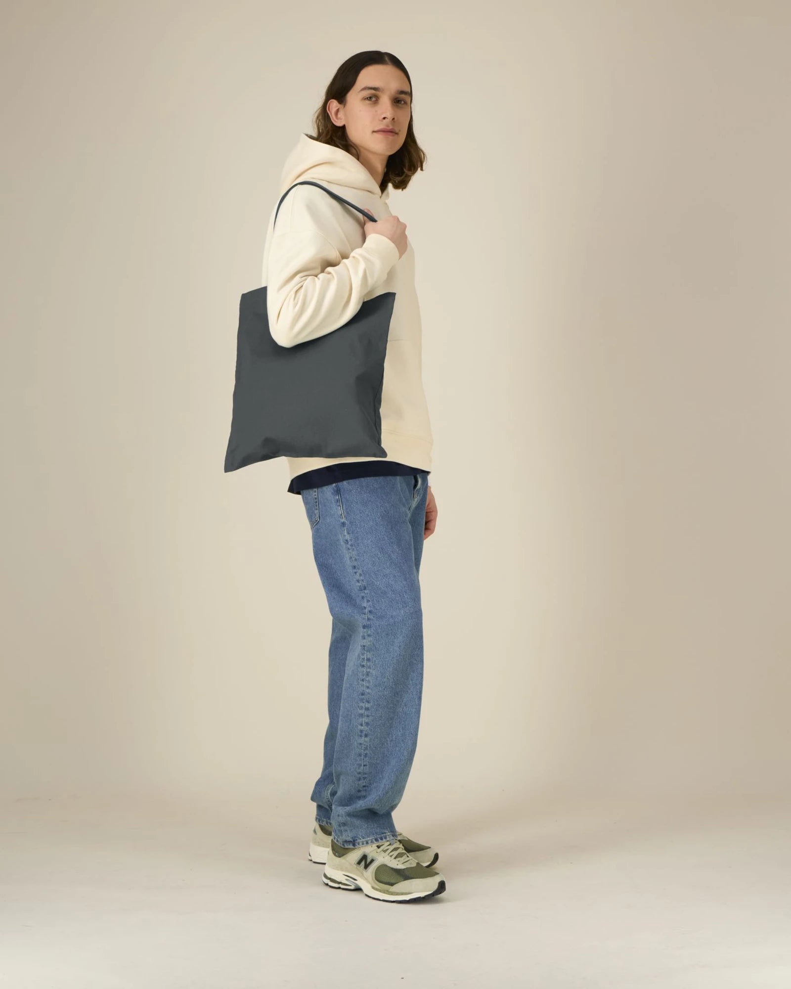 Shopper cotone bio Stanley/Stella Light da personalizzare - Antracite