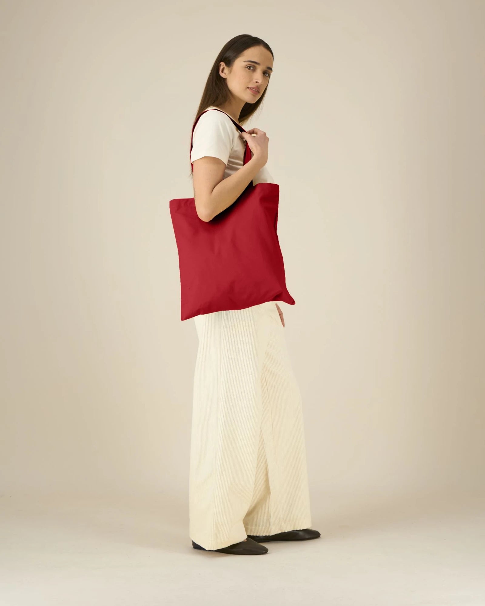 Shopper cotone bio Stanley/Stella Light da personalizzare - Rosso