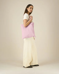 Shopper cotone bio Stanley/Stella Light da personalizzare - Rosa Cotone