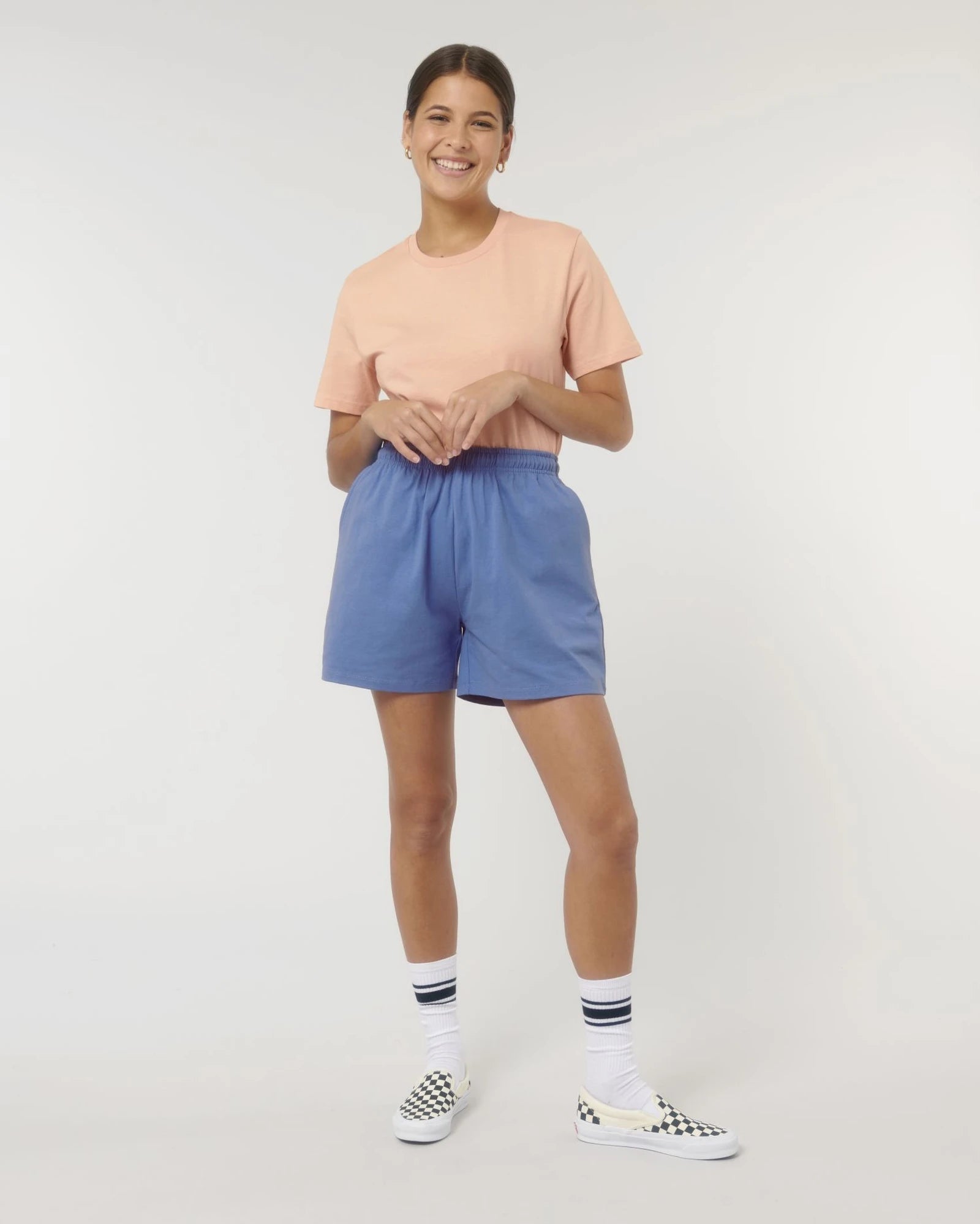 Pantaloncini unisex cotone bio Stanley/Stella Waker da personalizzare - Blu Brillante