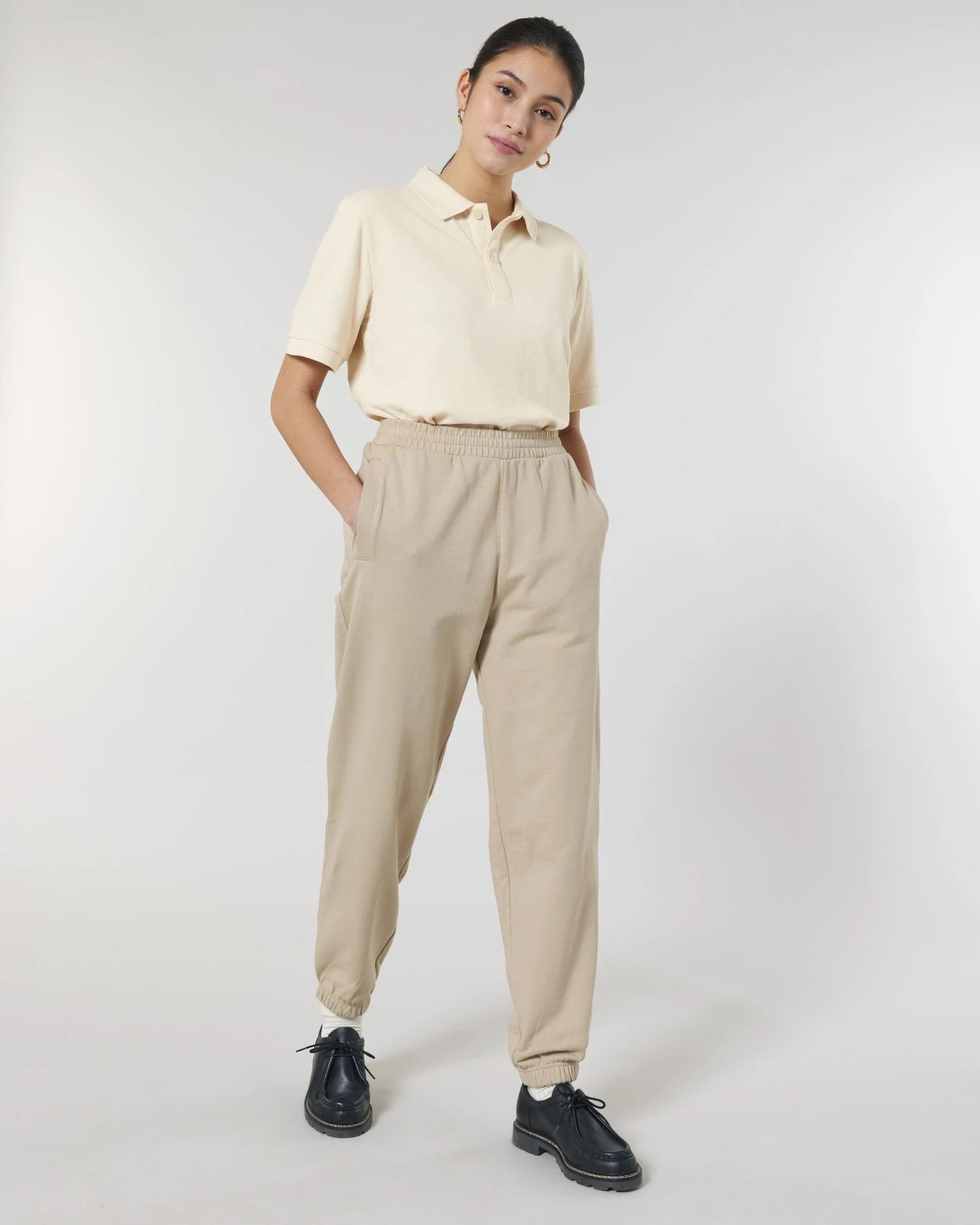 Pantalone jogging bio Stanley/Stella Jammer da personalizzare - Desert Dust
