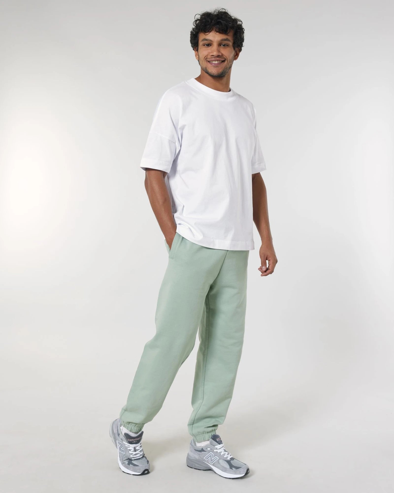 Pantalone jogging bio Stanley/Stella Jammer da personalizzare - Aloe