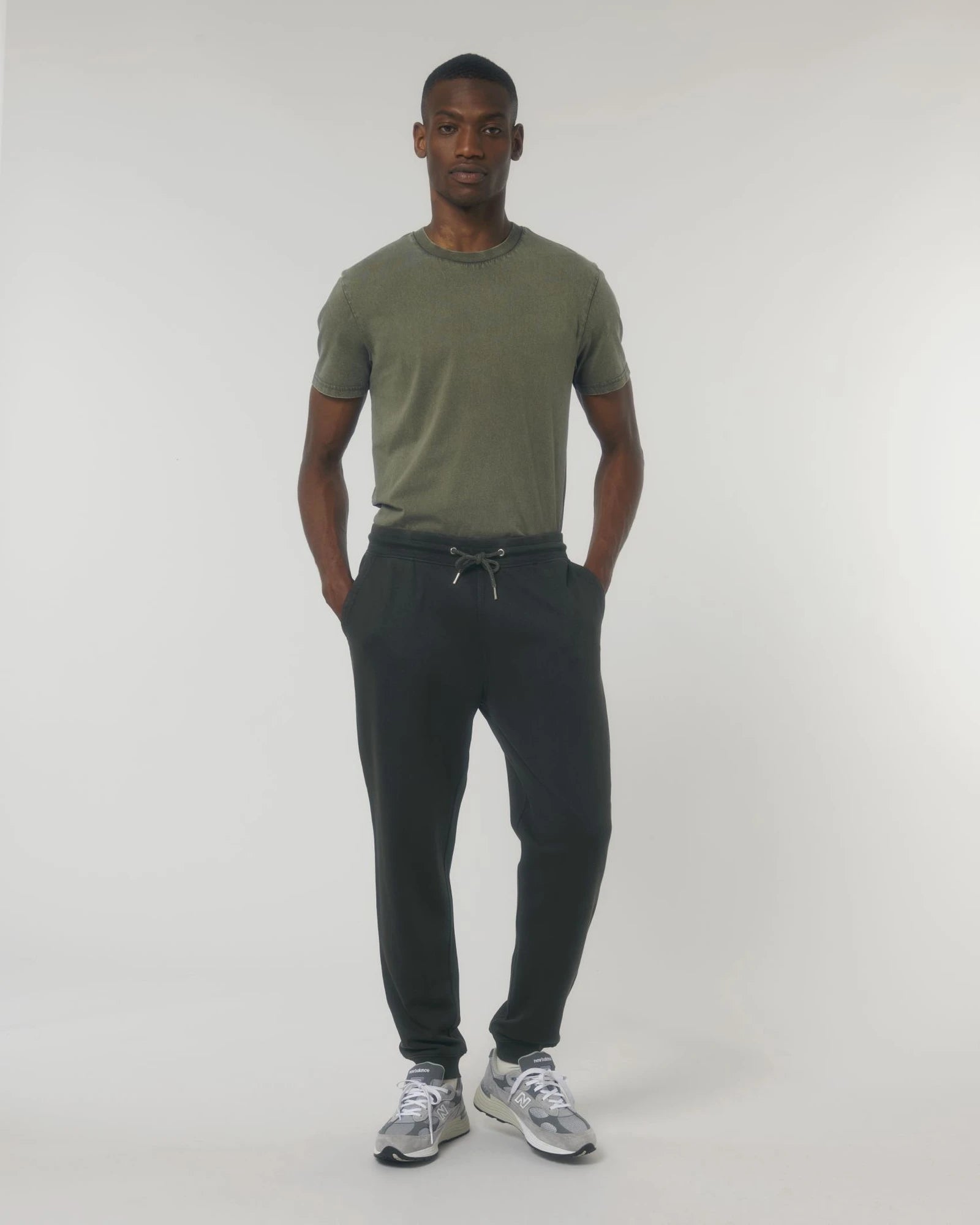 Pantalone jogging Stanley/Stella Mover da personalizzare - G. Dyed Black Rock