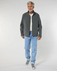 Giacca softshell riciclata Navigator da personalizzare - Antracite