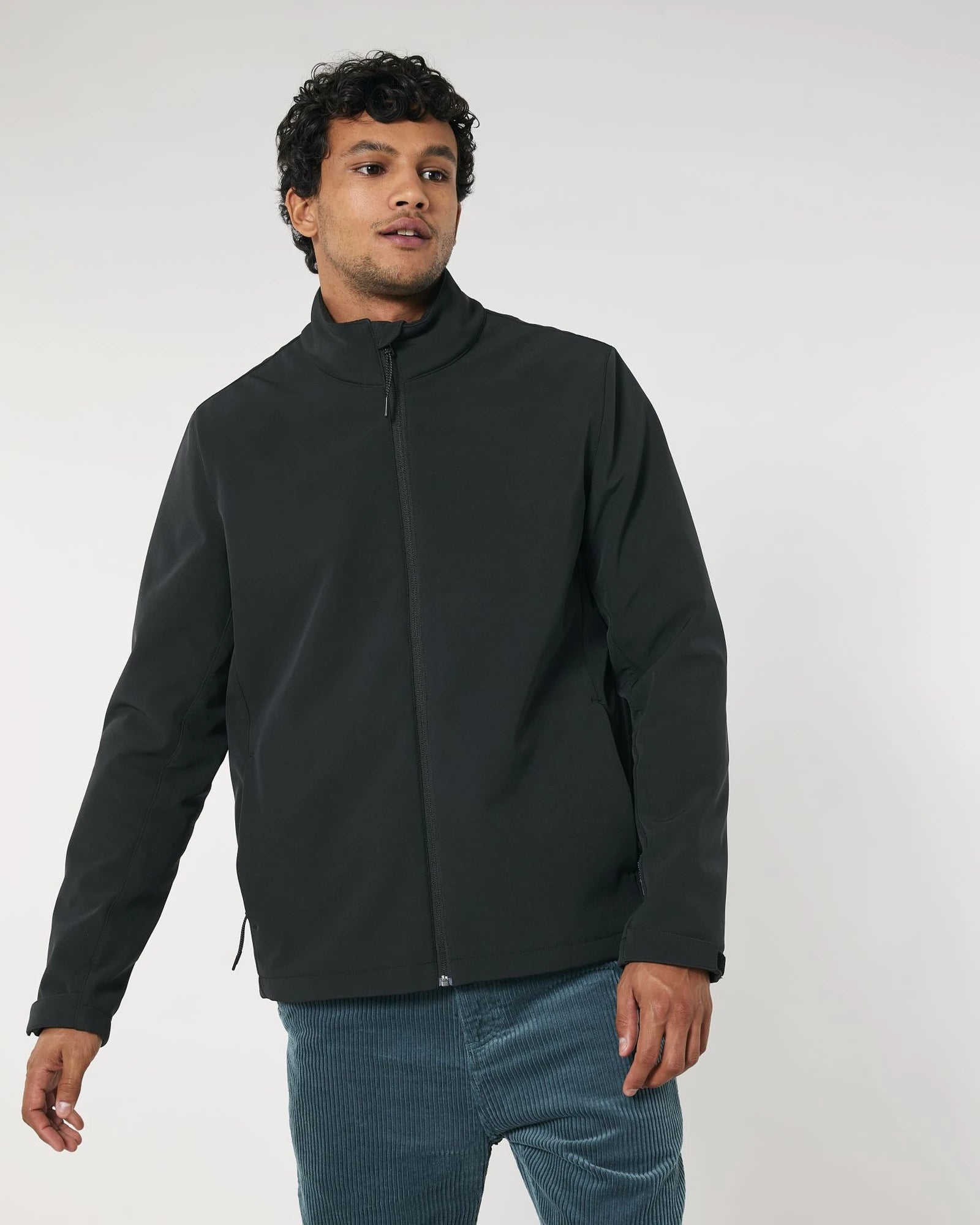 Giacca softshell riciclata Navigator da personalizzare - Nero
