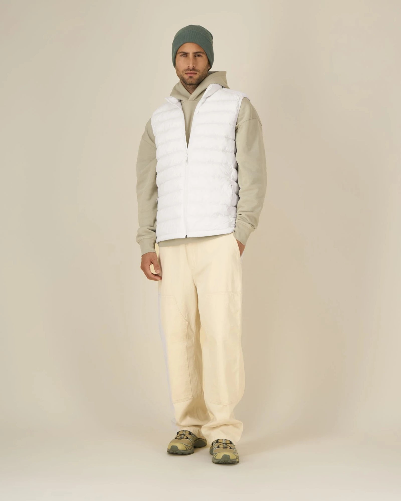 Gilet riciclato Stanley/Stella Climber 2.0 da personalizzare - Bianco sporco