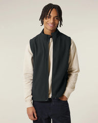 Gilet softshell Stanley/Stella Trail Blazer da personalizzare - Nero
