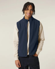 Gilet softshell Stanley/Stella Trail Blazer da personalizzare - Blu Navy