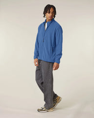 Giacca in pile riciclato Stanley/Stella Guider da personalizzare - Blu Mindful