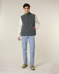 Gilet in pile Stanley/Stella Quester da personalizzare - Antracite