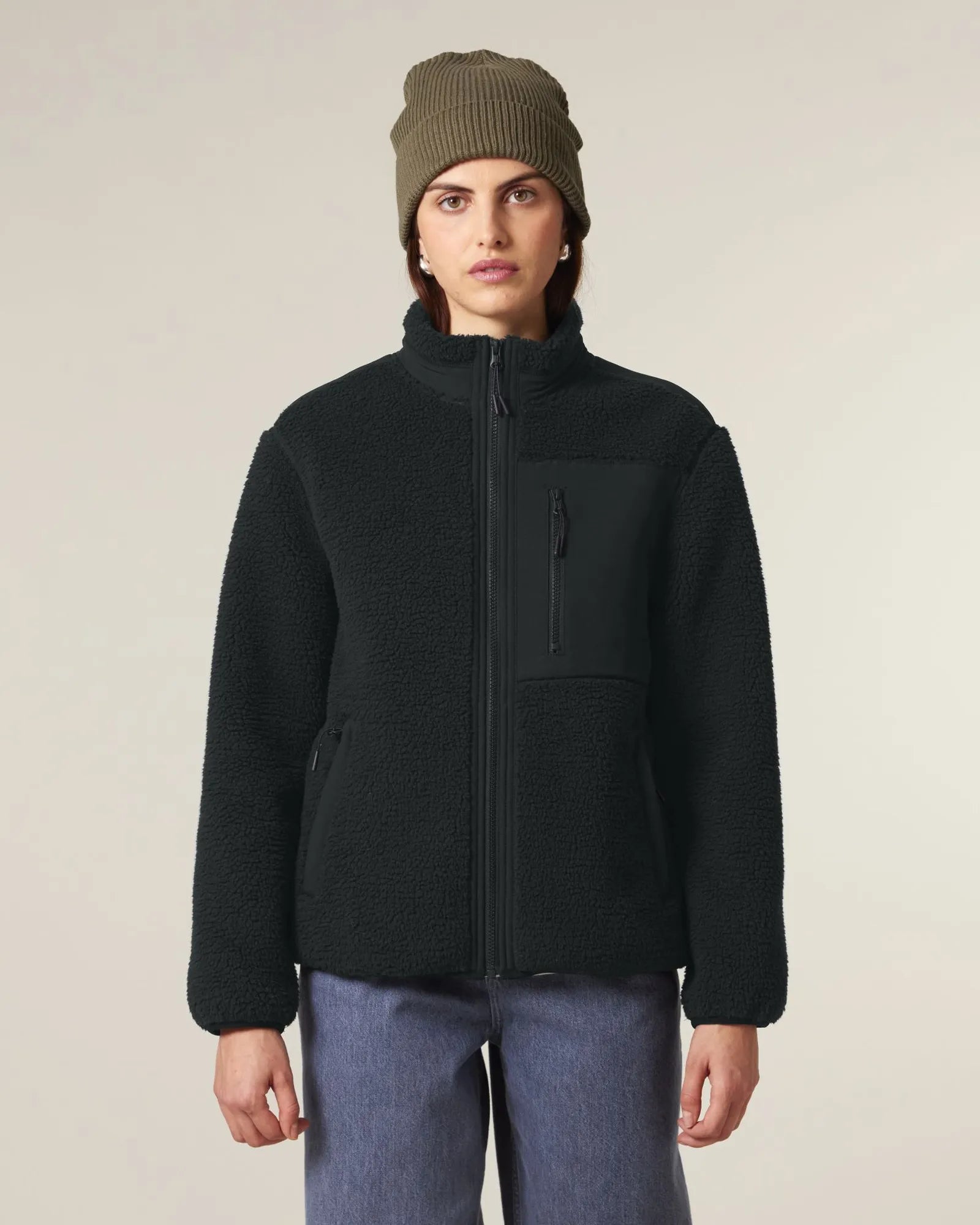 Giacca sherpa riciclata Stanley/Stella Brooker da personalizzare - 3