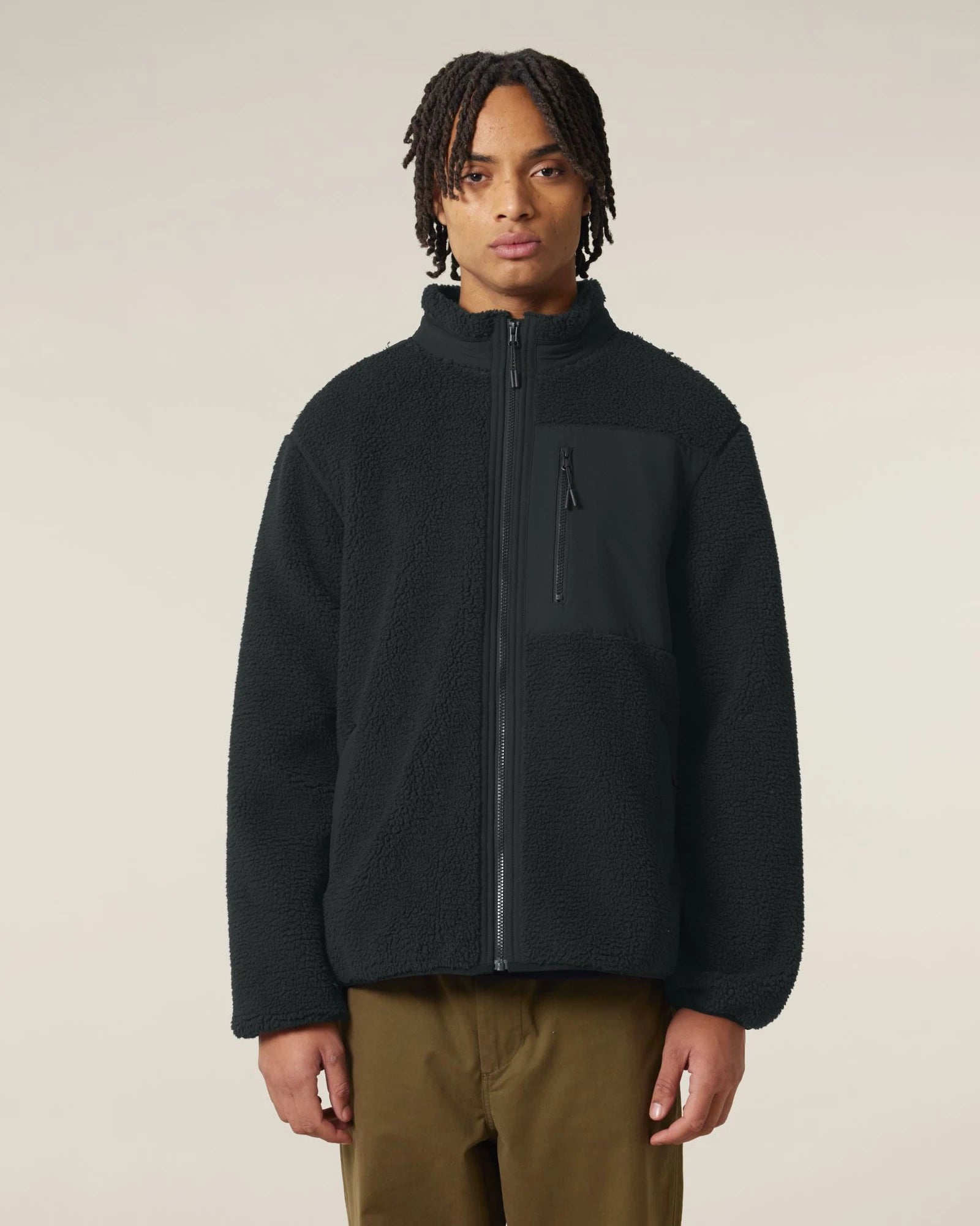 Giacca sherpa riciclata Stanley/Stella Brooker da personalizzare - 1