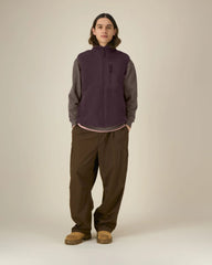 Gilet sherpa Stanley/Stella riciclato da personalizzare - Marrone Rossastro