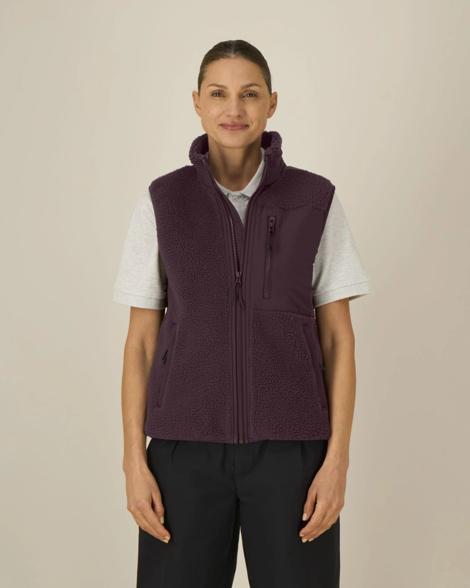 Gilet sherpa Stanley/Stella riciclato da personalizzare - 15