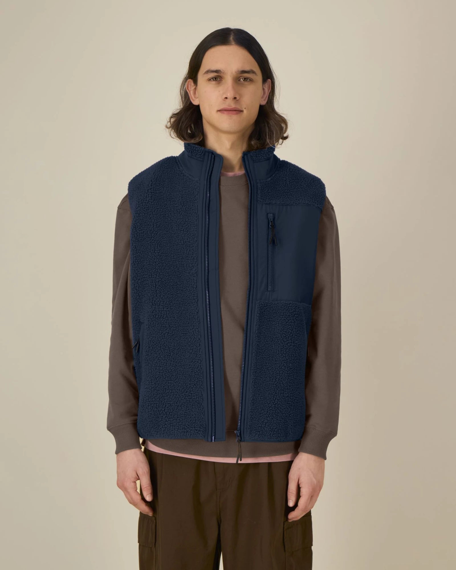 Gilet sherpa Stanley/Stella riciclato da personalizzare - 4