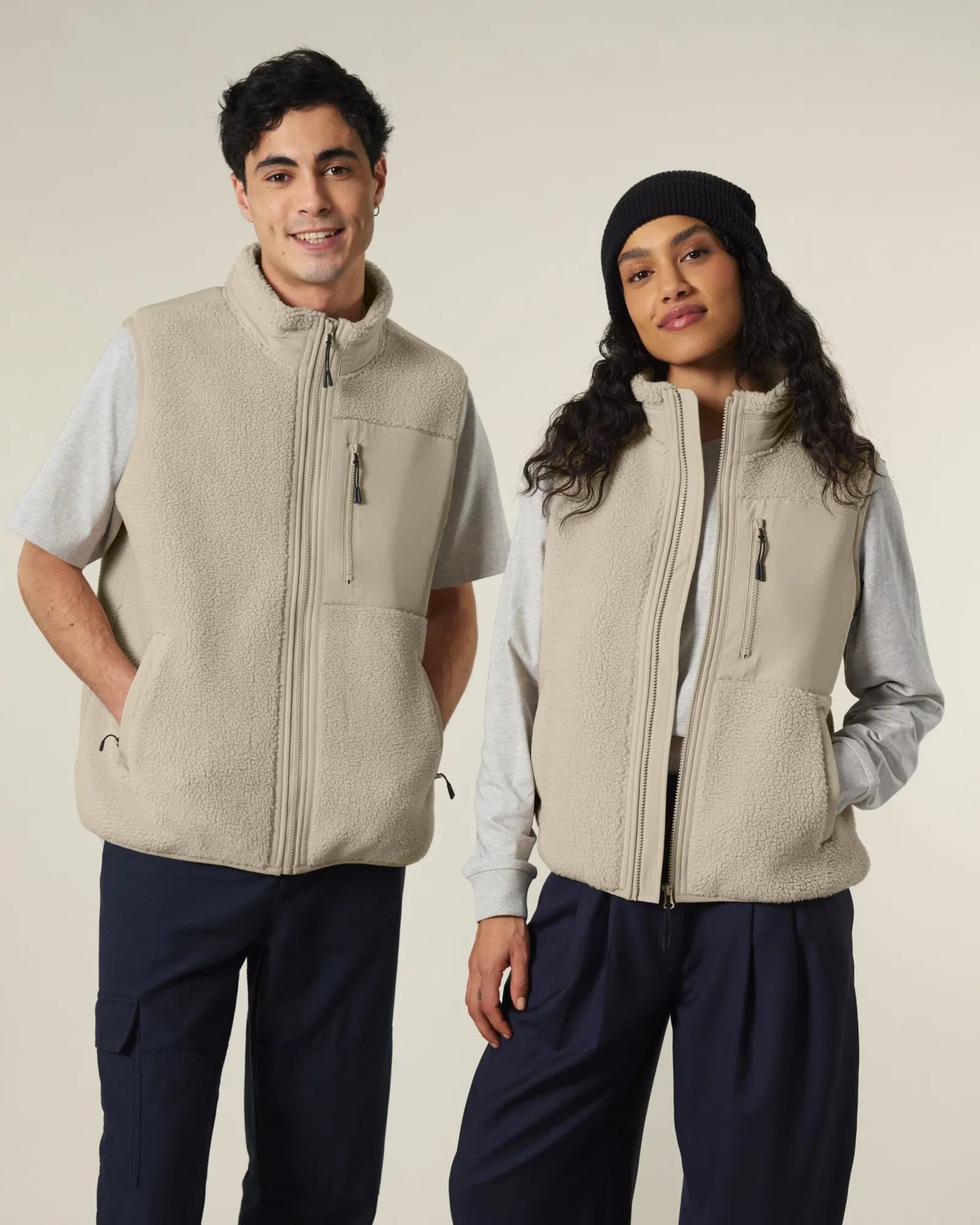 Gilet sherpa Stanley/Stella riciclato da personalizzare - 25