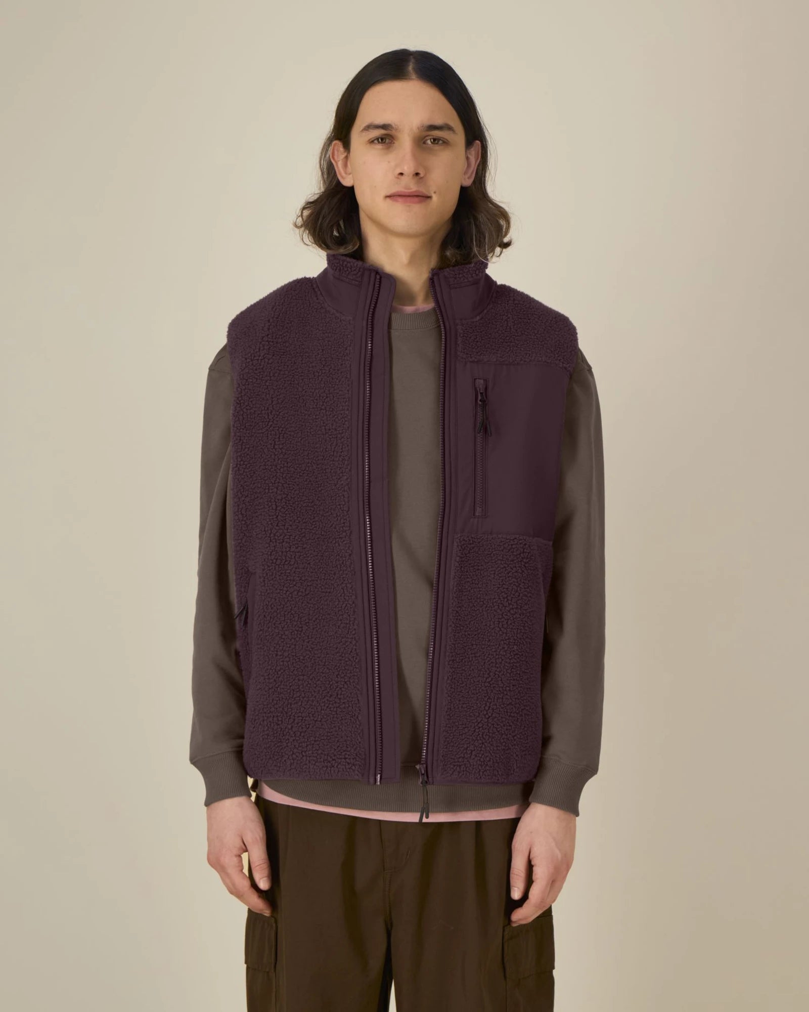Gilet sherpa Stanley/Stella riciclato da personalizzare - 11