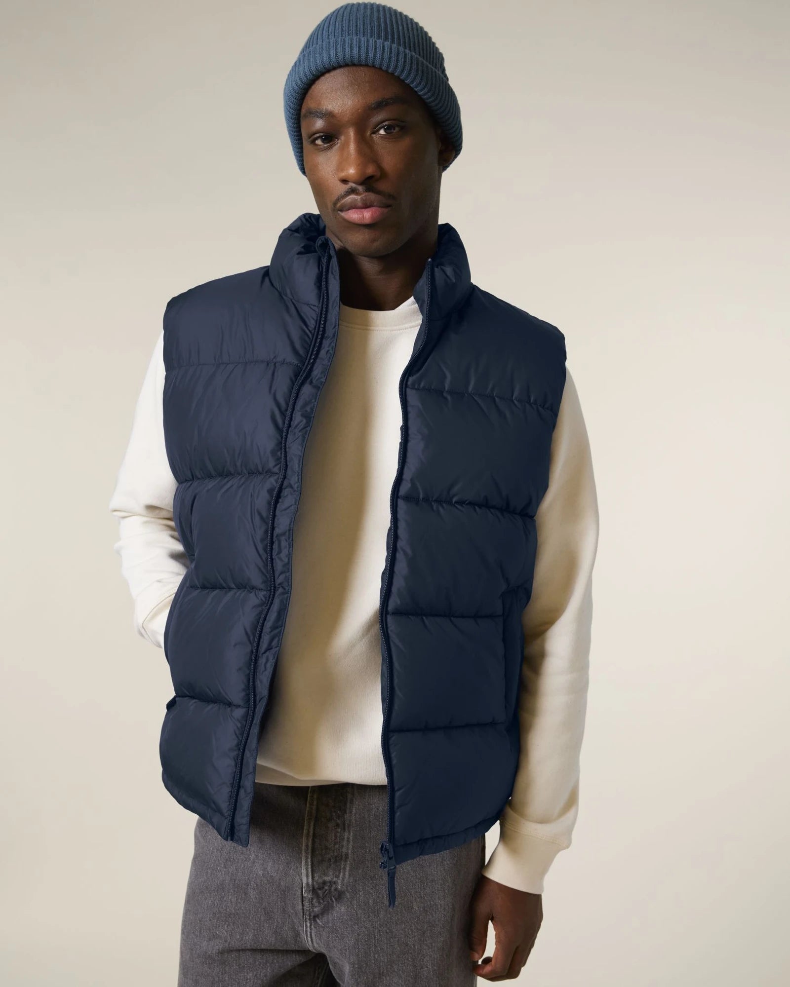Gilet Stanley/Stella poliestere riciclato da personalizzare - Blu Navy