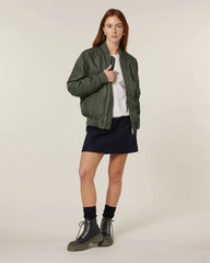 Giacca in pile riciclato Stanley/Stella Guider da personalizzare - Kaki