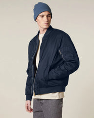 Giacca in pile riciclato Stanley/Stella Guider da personalizzare - Blu Navy