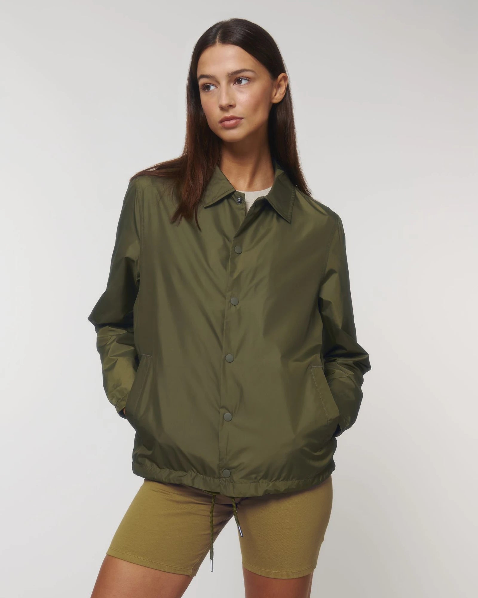 Giacca riciclata Stanley/Stella Coacher da personalizzare - Cachi Britannico