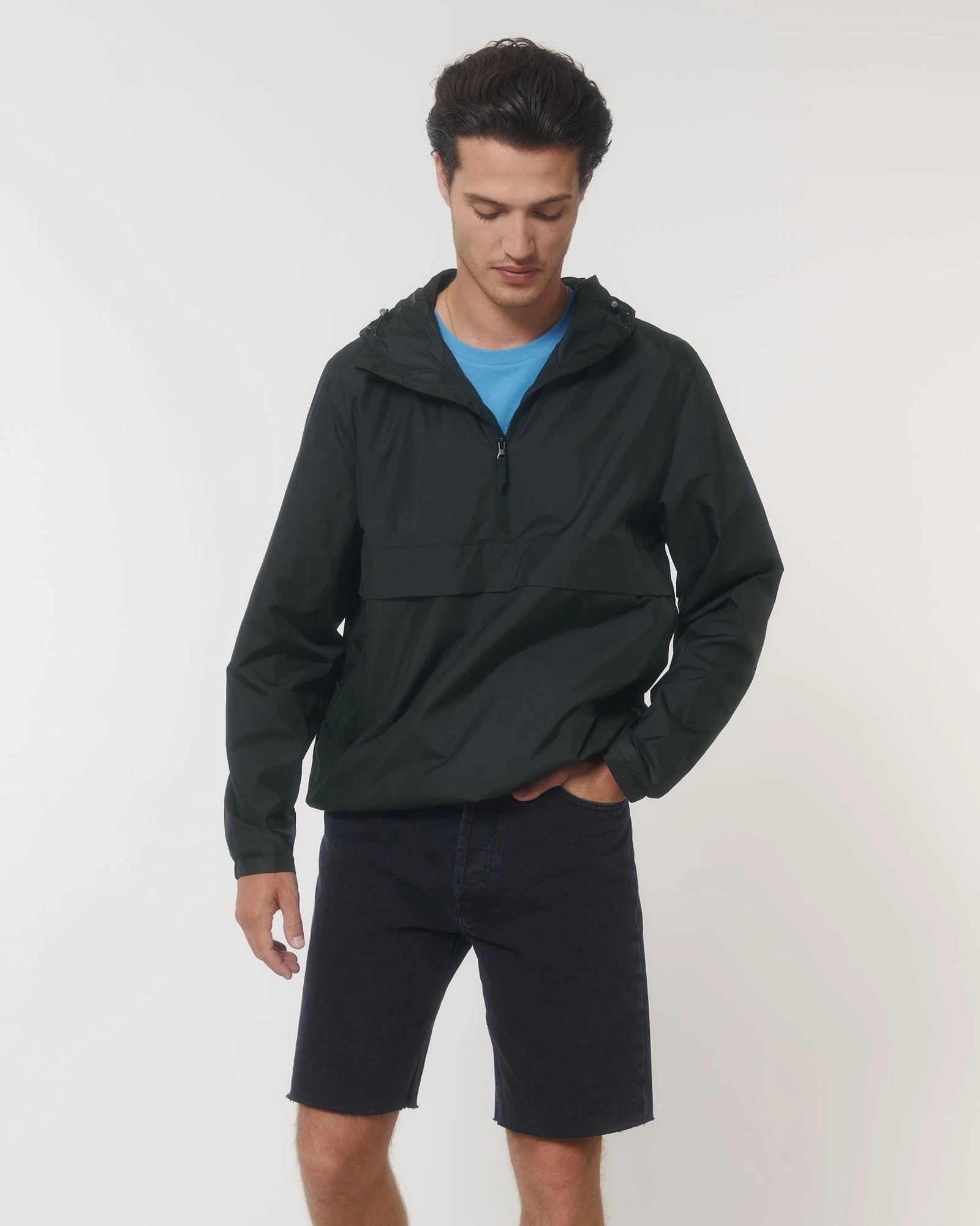 Anorak riciclato Stanley/Stella Speeder da personalizzare - Nero