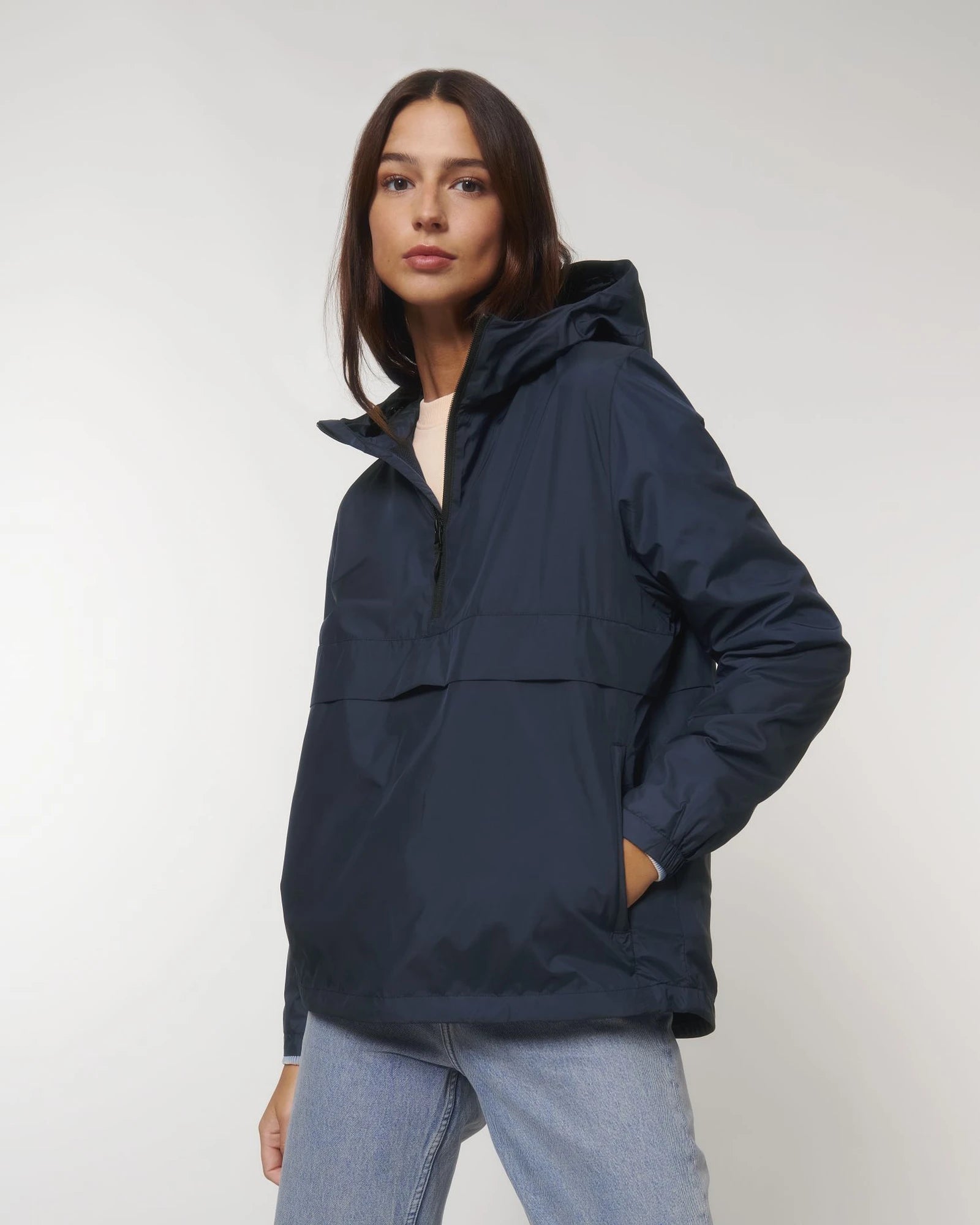 Anorak riciclato Stanley/Stella Speeder da personalizzare - Blu Navy
