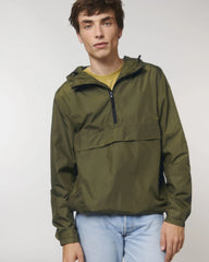 Anorak riciclato Stanley/Stella Speeder da personalizzare - Cachi Britannico