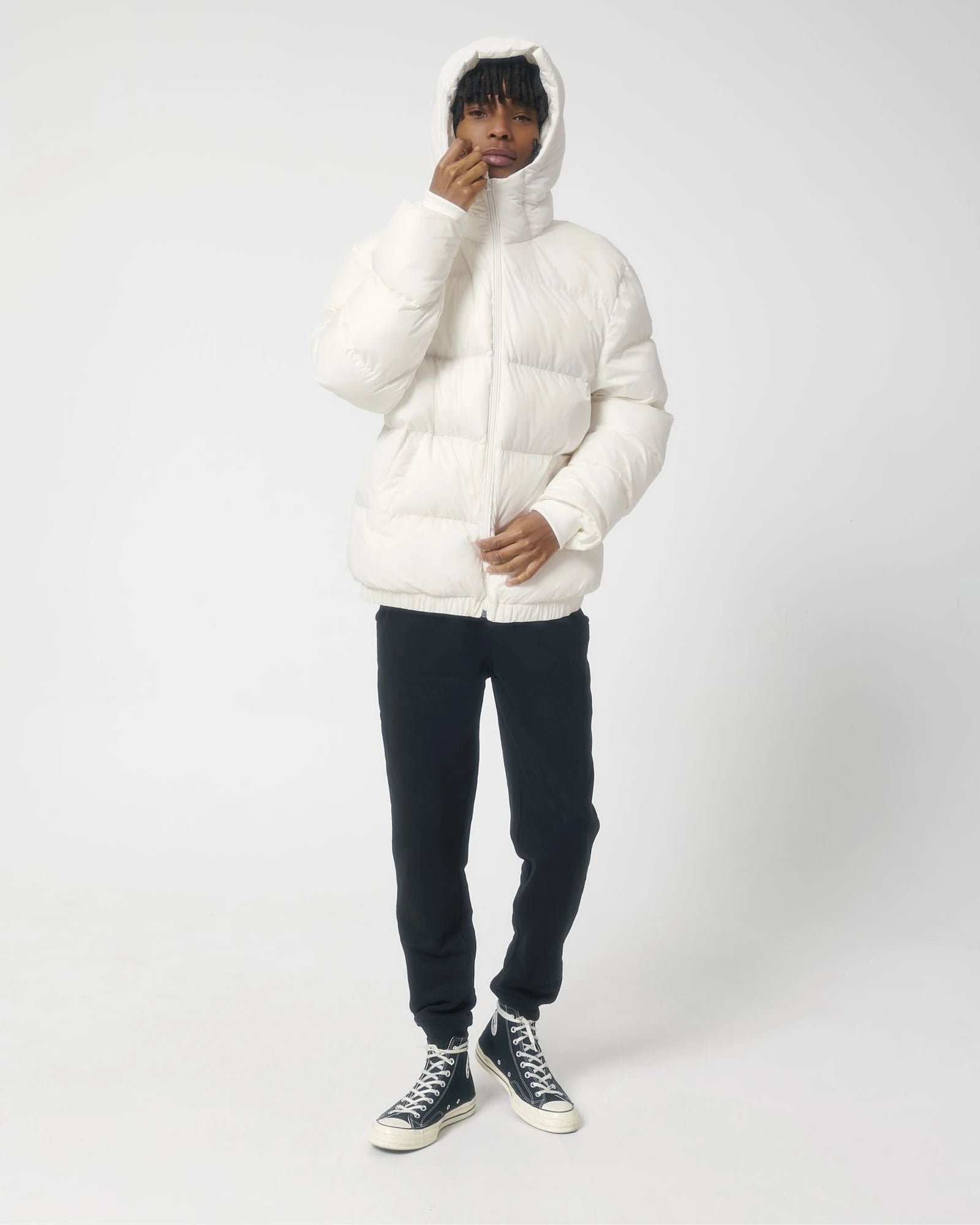 Piumino unisex Stanley/Stella Puffer da personalizzare - Bianco sporco