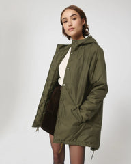 Parka matelassata riciclata Stanley/Stella da personalizzare - Cachi Britannico