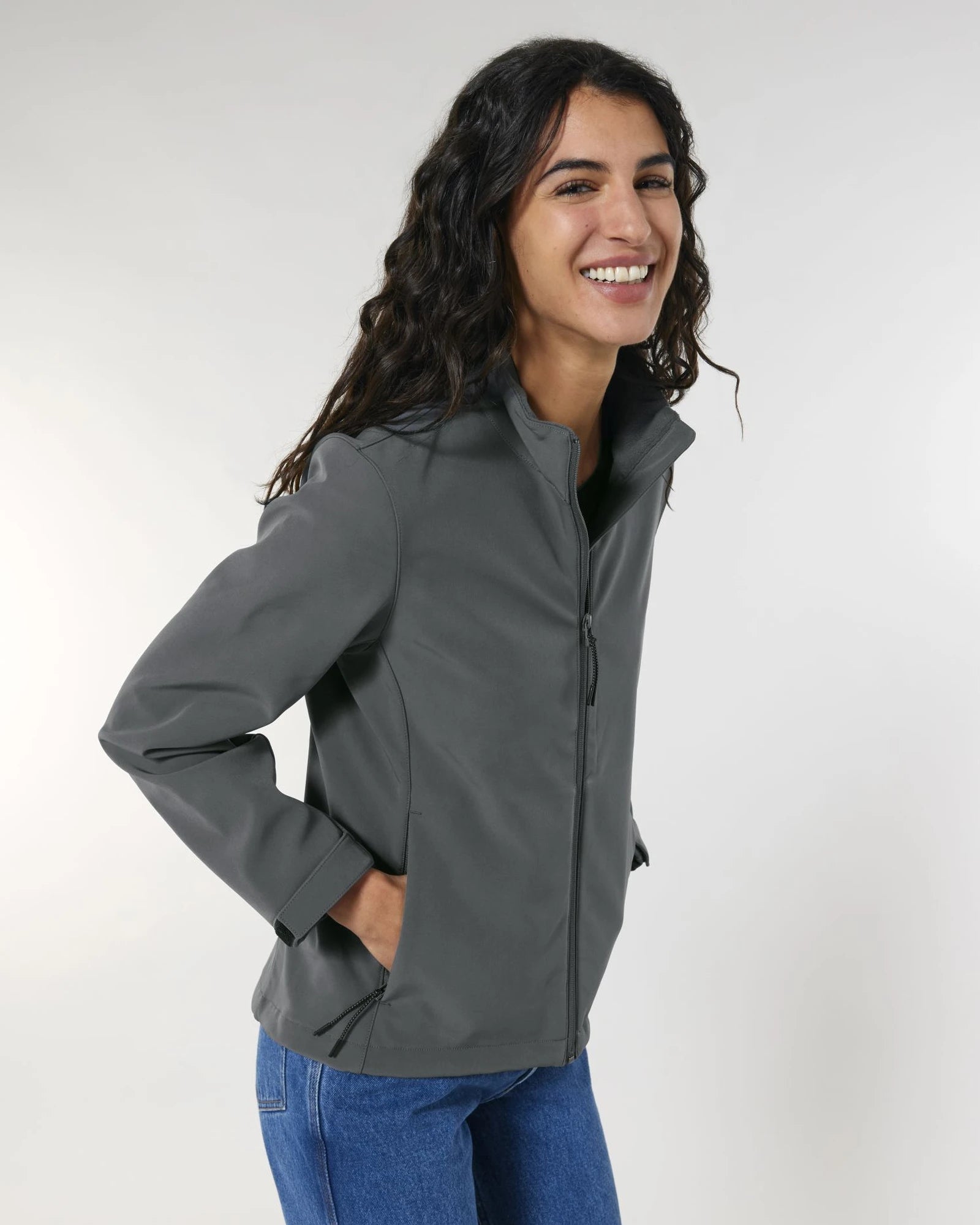 Giacca softshell donna Navigator da personalizzare - Antracite