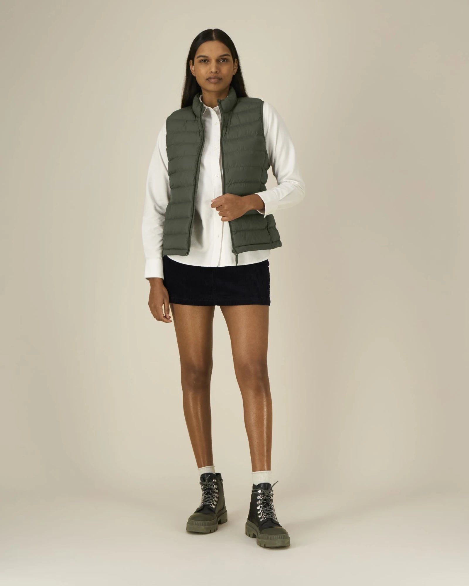 Gilet riciclato Stanley/Stella Climber 2.0 da personalizzare - Kaki