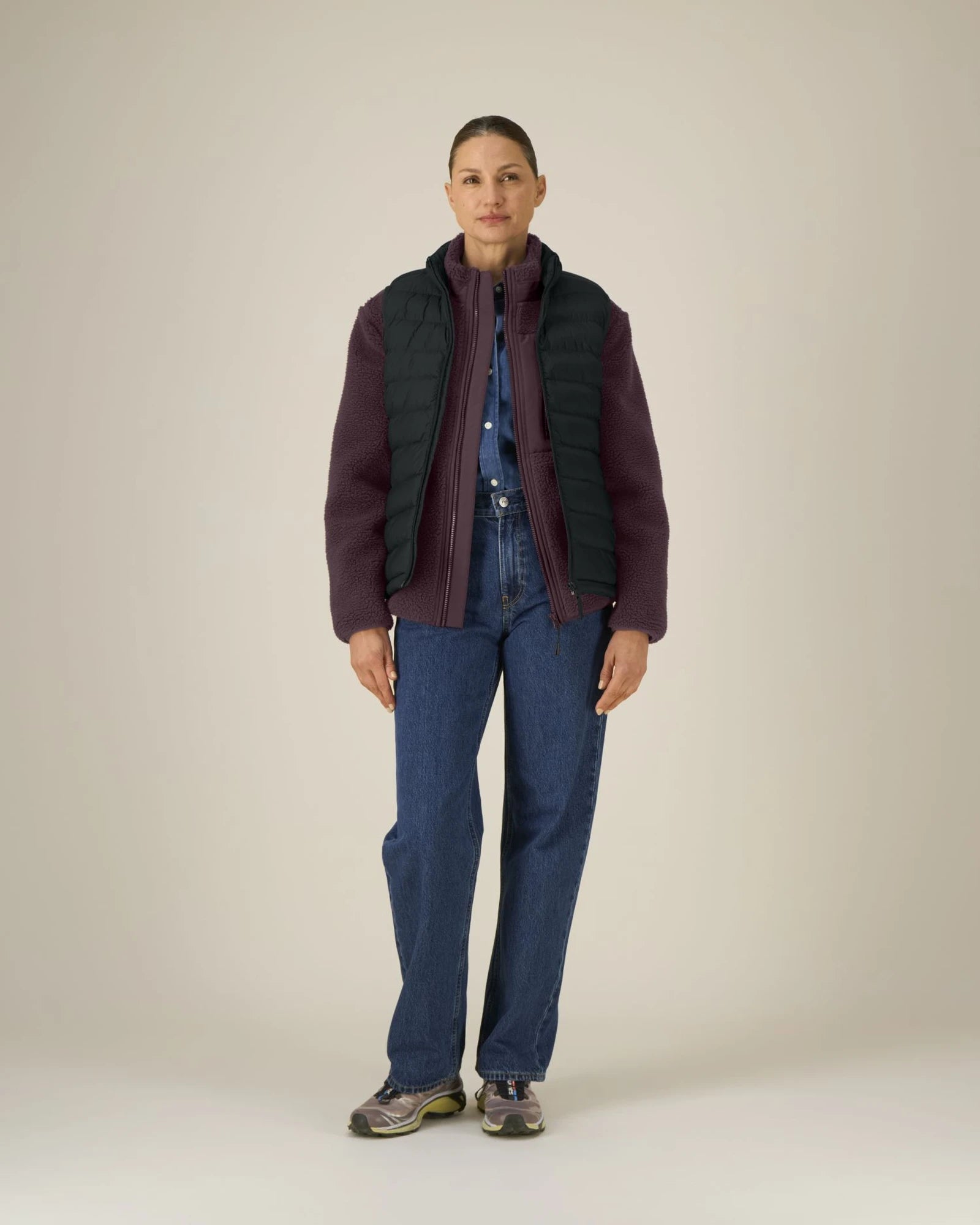 Gilet riciclato Stanley/Stella Climber 2.0 da personalizzare - Nero