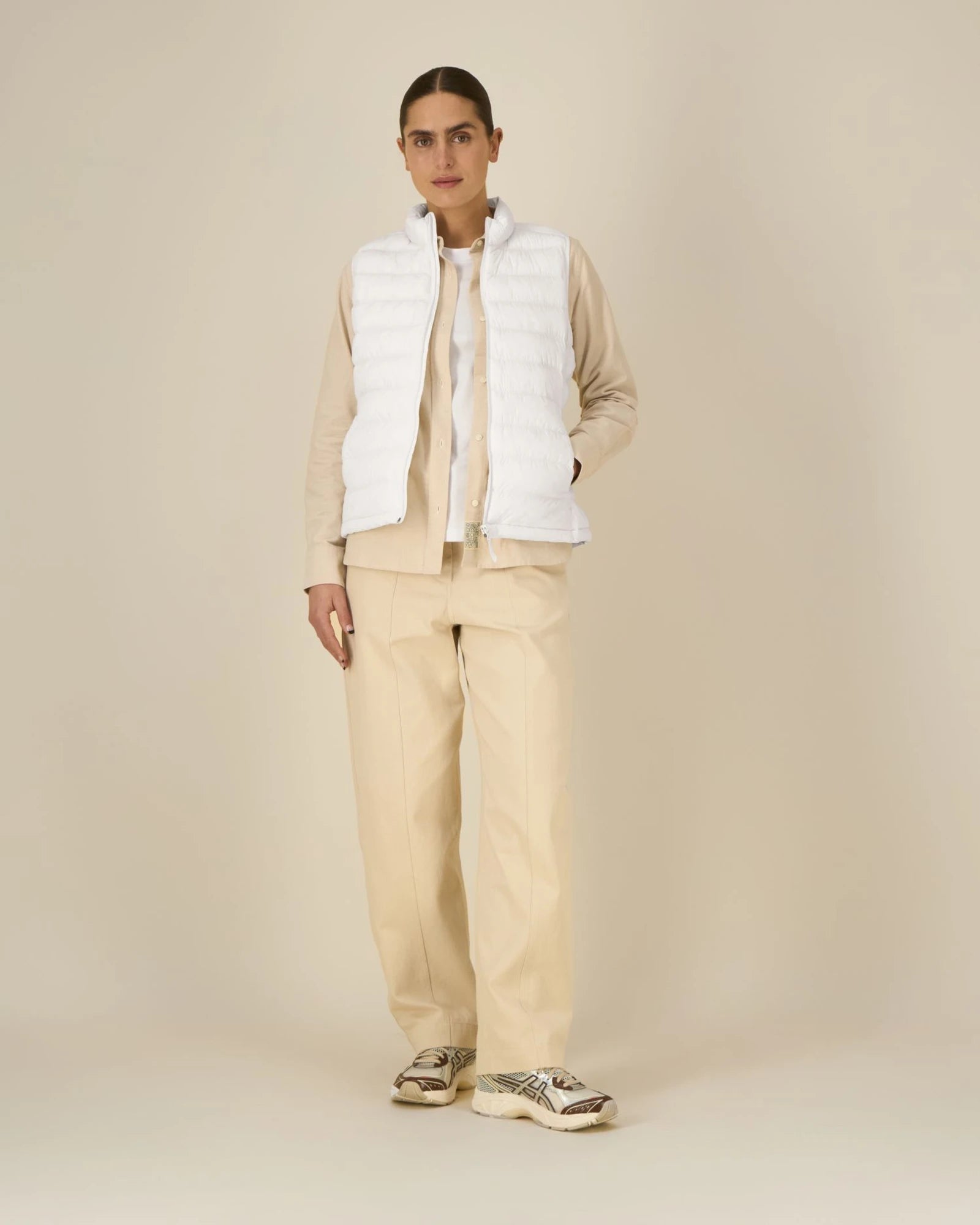 Gilet riciclato Stanley/Stella Climber 2.0 da personalizzare - Bianco sporco
