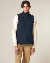 Gilet softshell Stanley/Stella Trail Blazer da personalizzare - Blu Navy