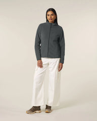 Giacca in pile riciclato Stanley/Stella Guider da personalizzare - Antracite
