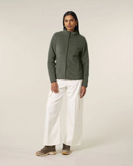 Giacca in pile riciclato Stanley/Stella Guider da personalizzare - Kaki