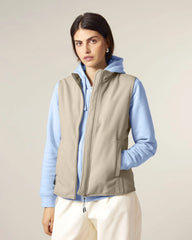 Gilet in pile riciclato Stanley/Stella Quester da personalizzare - Desert Dust