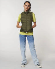Gilet donna riciclato Stanley/Stella da personalizzare - Cachi Britannico